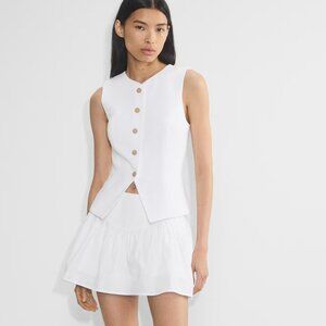 Regal Linen Vest Aritzia